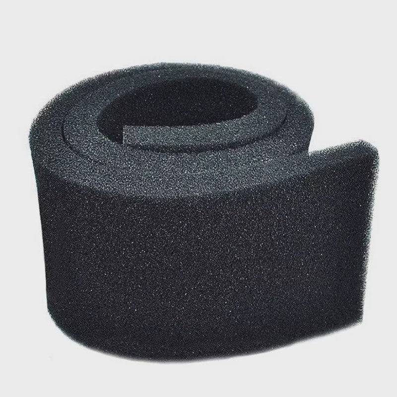 Aquarium Filter Spons Pad - 50x50x2cm - Biochemisch Filtermedium voor Vis Tanks - Zwart, Blauw, Geel