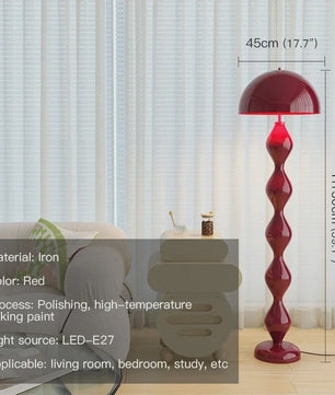 Nordic Design Mushroom LED Vloerlamp - Sfeervolle Verlichting voor Woonkamer & Slaapkamer