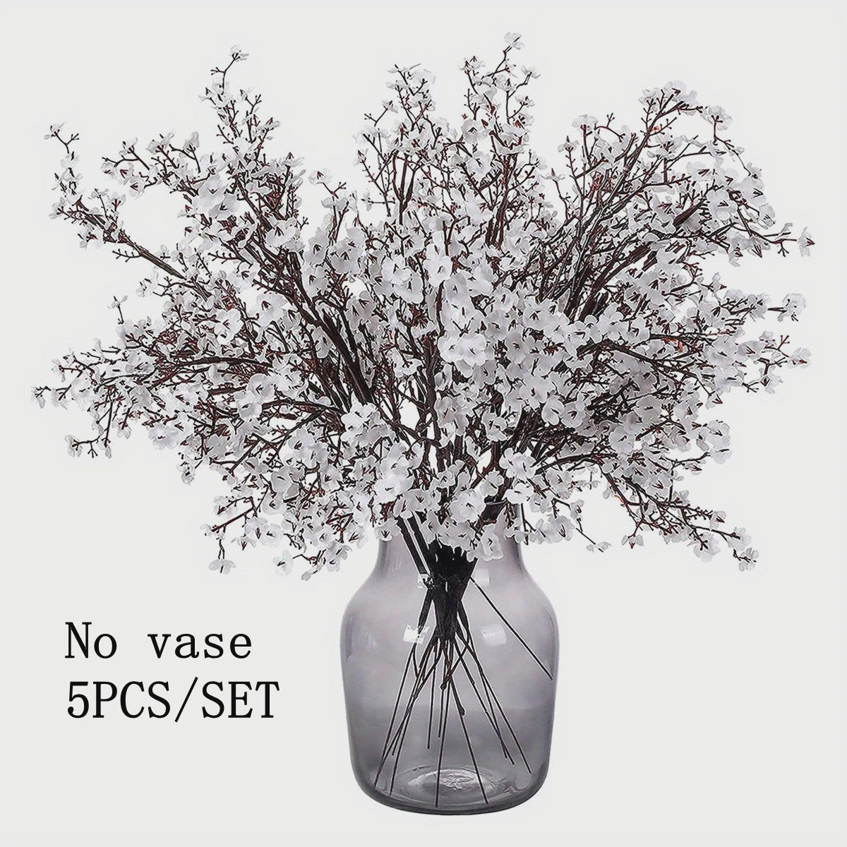 5x Kunstbloemen 'Sterrenhemel' - Decoratieve Takken voor Binnen & Buiten