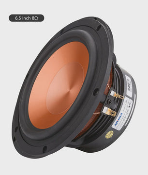 AIYIMA 6.5 inch HIFI Woofer Speaker - 100W Midrange Bass Loudspeaker voor Home Theater & DIY