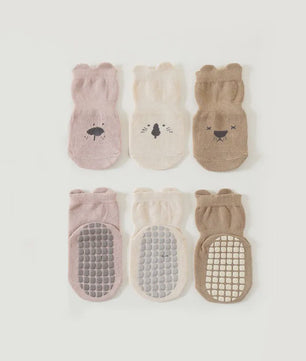 Schattige Baby Sokken met Dierenprint - Antislip & Ademend voor Jongens en Meisjes