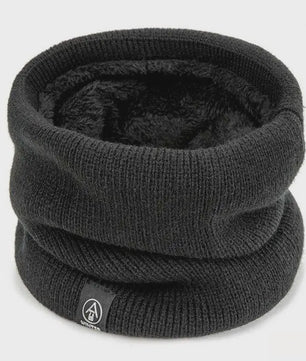 Warme Gebreide Sjaal met Pluche Voering - Unisex Winter Snood
