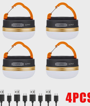 Krachtige 10W USB Oplaadbare Camping Lantaarn - Draagbare Tentlamp met 1200mAh Batterij