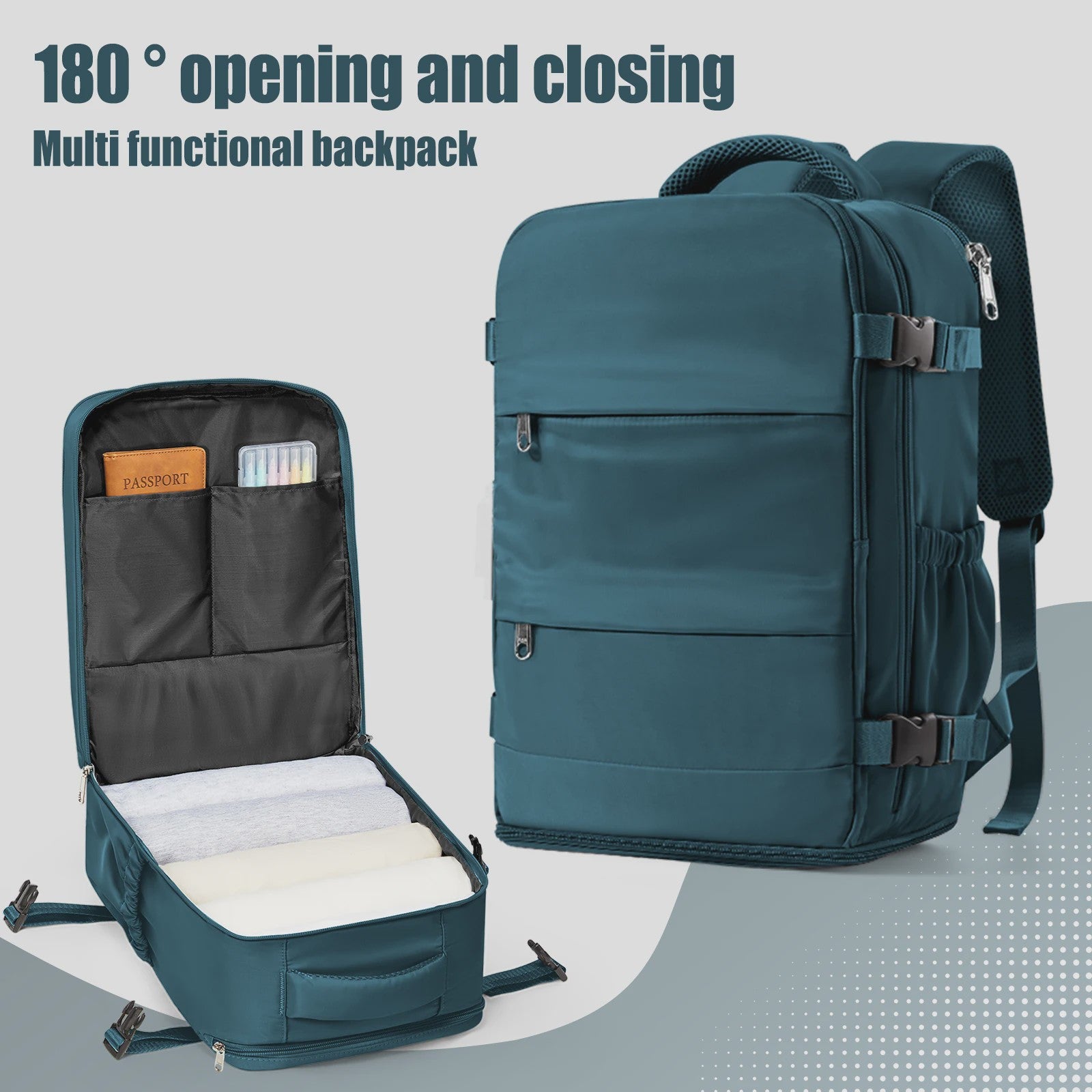 Ryanair Handbagage Rugzak 40x30x20cm - Cabine Koffer, Laptop Backpack voor Dames & Heren