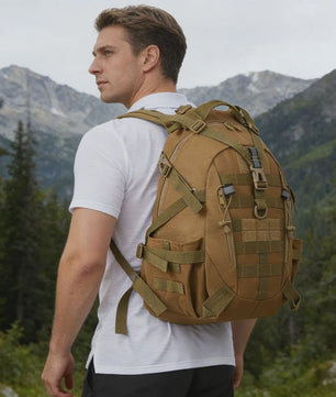 Tactische Rugzak 35L - Molle Systeem, Reflecterende Strips, Outdoor & Hiking