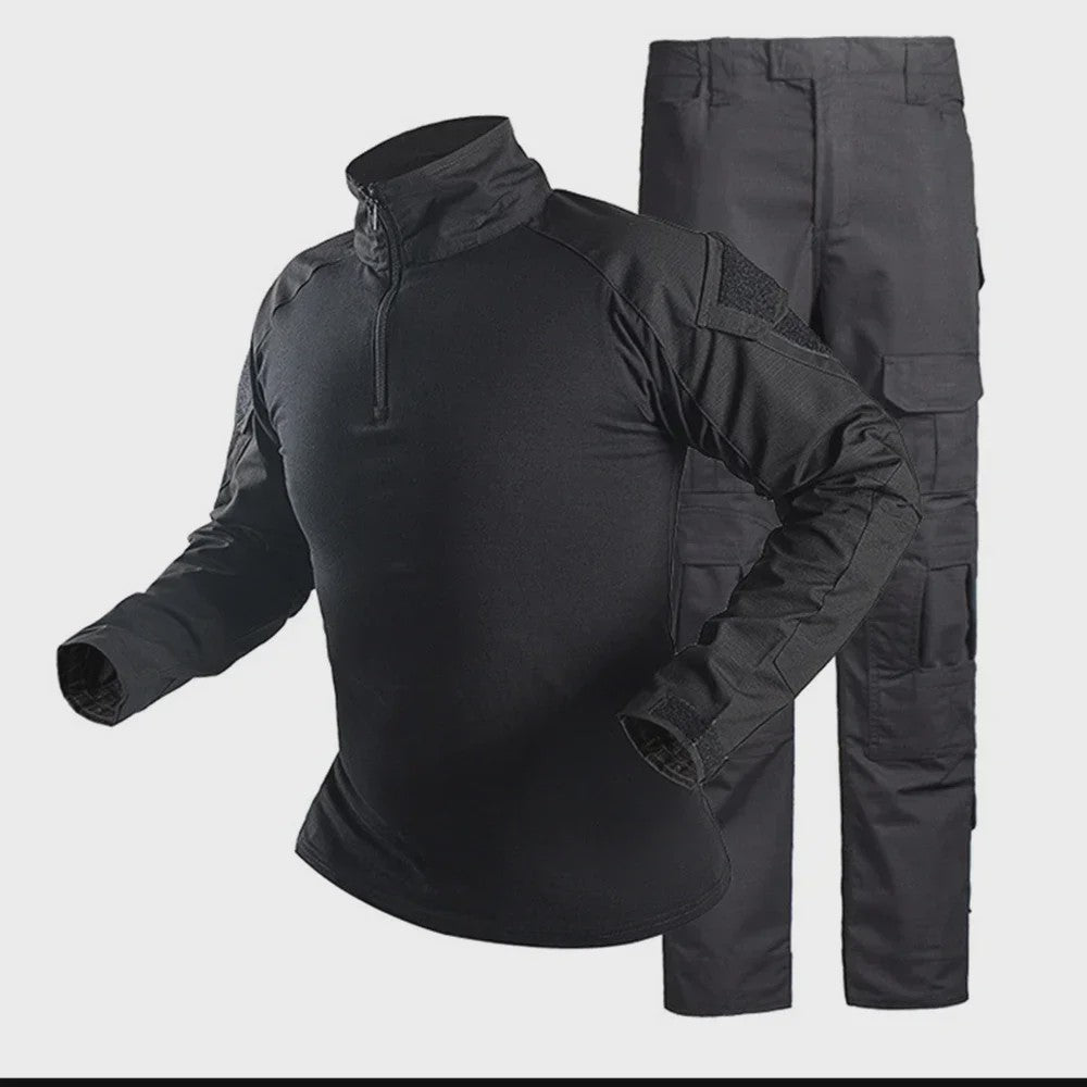 Tactisch Camouflage Uniform Set: Combat Shirt & Broek voor Outdoor, Airsoft, Jacht & Training