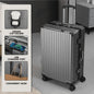 Aluminium Koffer met USB & Combinatieslot - Rolbaar Reiskoffer in Diverse Maten (20-28 inch)