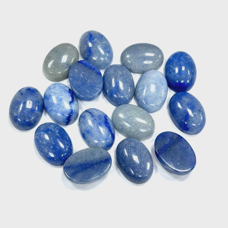 10x Kristal Cabochons Ovaal 13x18mm - Natuurlijke Helende Stenen voor Sieraden Maken