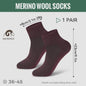 Merino Wol Sokken - Warm, Ademend & Vochtafvoerend voor Wandelen & Sport