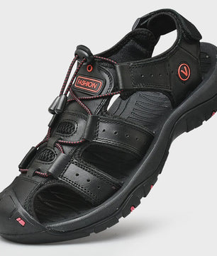 Leren Heren Sandalen - Comfortabele Zomer Schoenen voor Strand en Casual Gebruik (Maat 38-48)