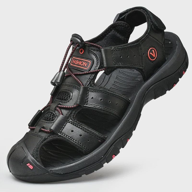 Leren Heren Sandalen - Comfortabele Zomer Schoenen voor Strand en Casual Gebruik (Maat 38-48)