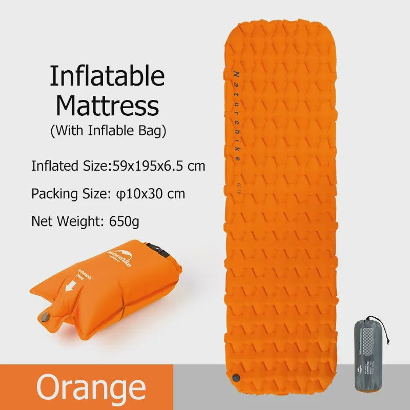 Naturehike Opblaasbaar Slaapmatje - Ultralicht & Compact Kampeerbed