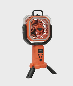 Draagbare Camping Ventilator met Vernevelaar, 20000mAh, Afstandsbediening & LED Licht