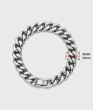 Stoere RVS Dubbele Riem Armband met Magnetische Sluiting - Visgraat Patroon