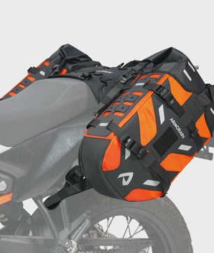Waterdichte Motor Zijkoffers 40L - Rackless Panniers voor Avontuurlijke Motortochten