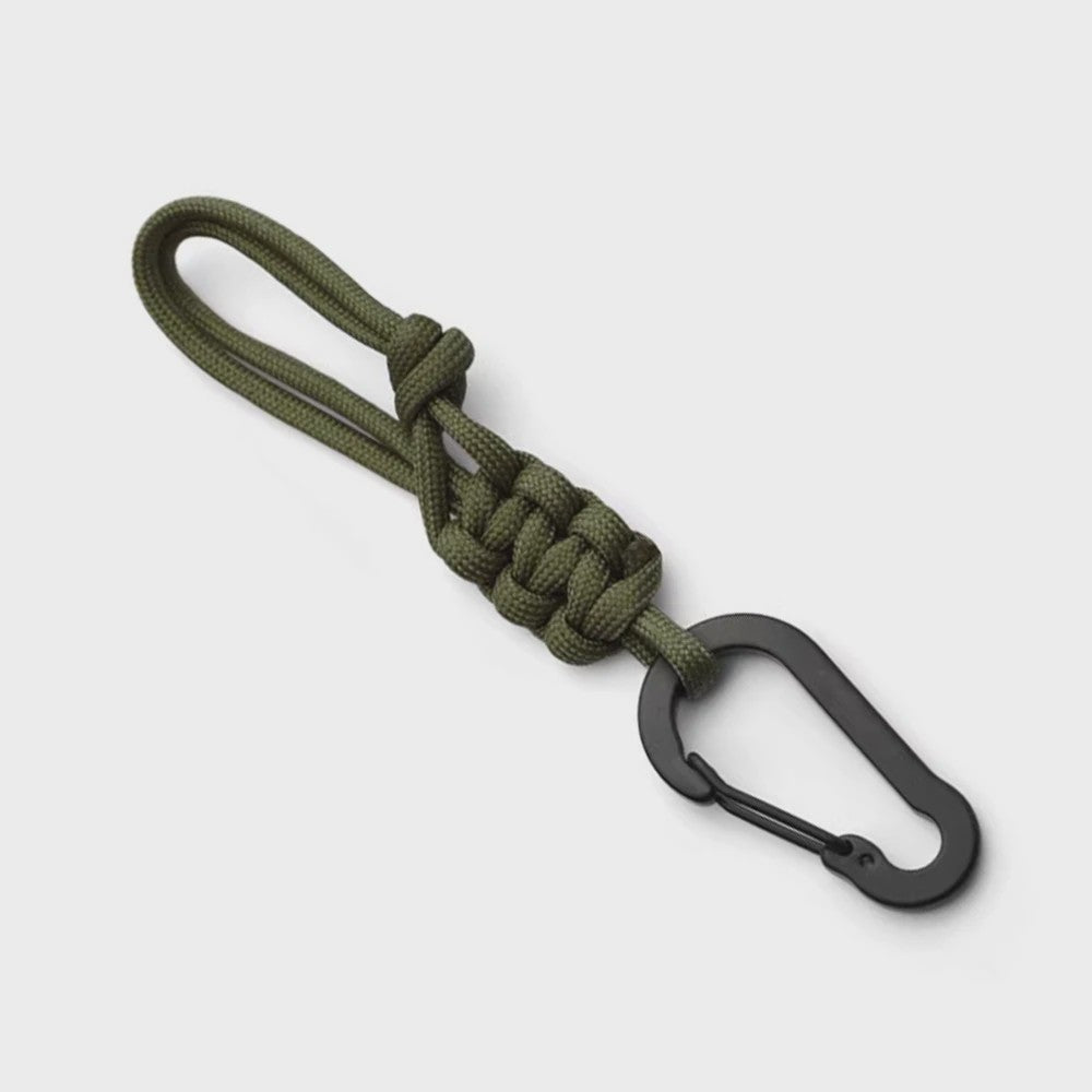 Multifunctionele Outdoor Fleshouder & Sleutelhanger met Karabijnhaak