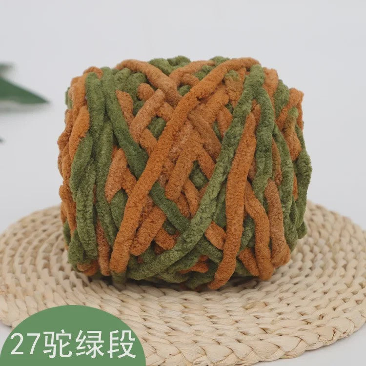 Chenille Garen 100g/bol - Super Zacht Dik Wol Garen voor Handbreien, DIY Sjaals & Projecten