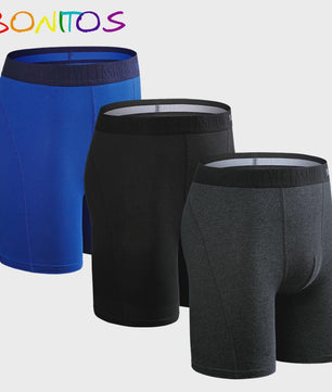 Set van 3 Heren Long Boxershorts - Comfortabel Katoen
