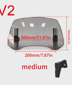 Universele Motor Windscherm Verlengstuk - Verstelbaar Spoiler Deflector
