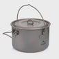 Widesea Titanium Kookset - Lichtgewicht Pannenset voor Outdoor Avonturen