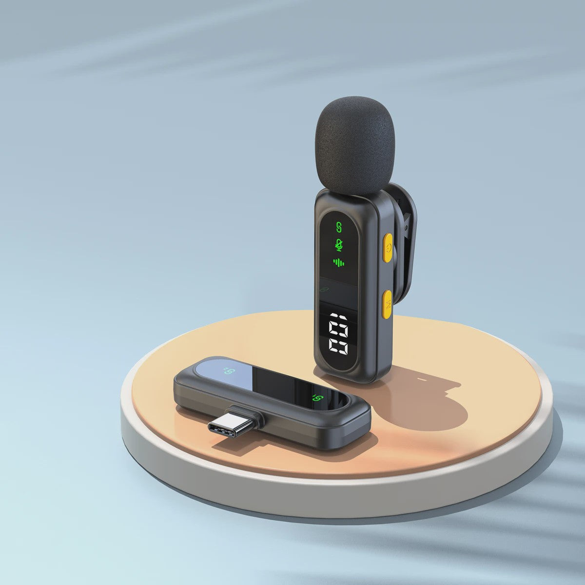 Draadloze Lavalier Microfoon voor iPhone & Android - Draagbaar, Ruisonderdrukking