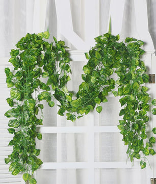 Kunstplant Klimop met Groene Bladeren - Decoratieve Slierplant voor Huis, Bruiloft & Achtergrond