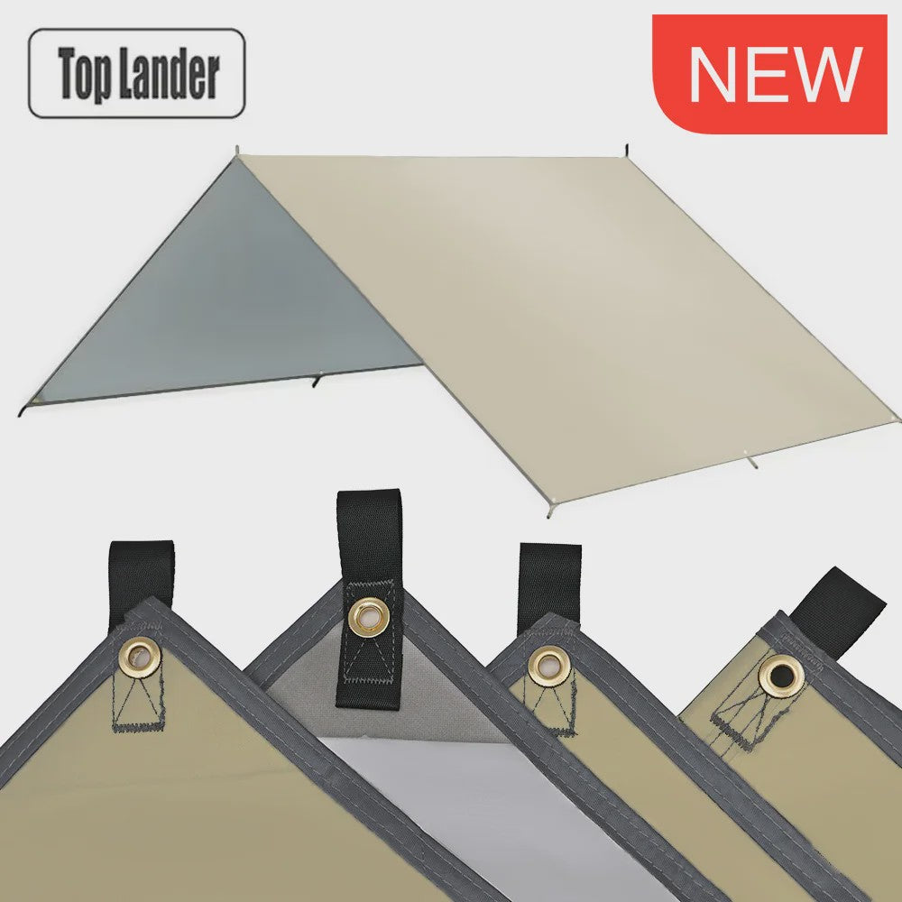 Waterdichte Camping Tarp - Ultralichte Zonwering & Schuilplek voor Buitenactiviteiten