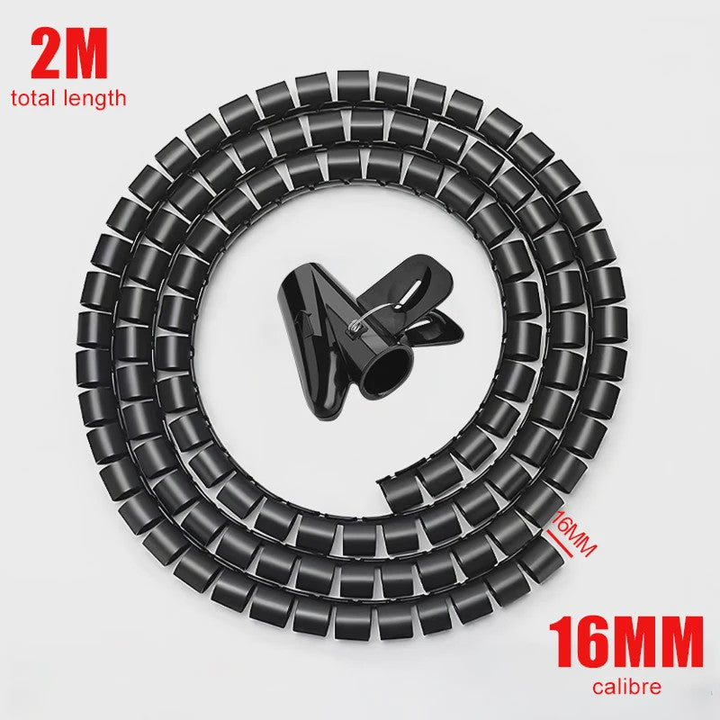 Flexibele Kabel Organizer Buiskous 2 Meter - Kabelbeschermer & Kabelmanagement