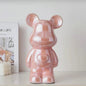 Keramische Bear Brick Beeldjes - Teddy Beer Decoratie voor Huis & Kamer (18/28 cm)