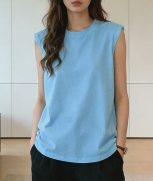 Zomer Tanktop Dames - Mouwloos Basic Vest T-shirt