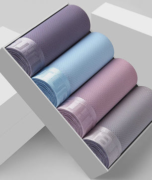 4-Pack Heren Boxershorts van Ice Silk - Ademend, Comfortabel en Plus Size Ondergoed