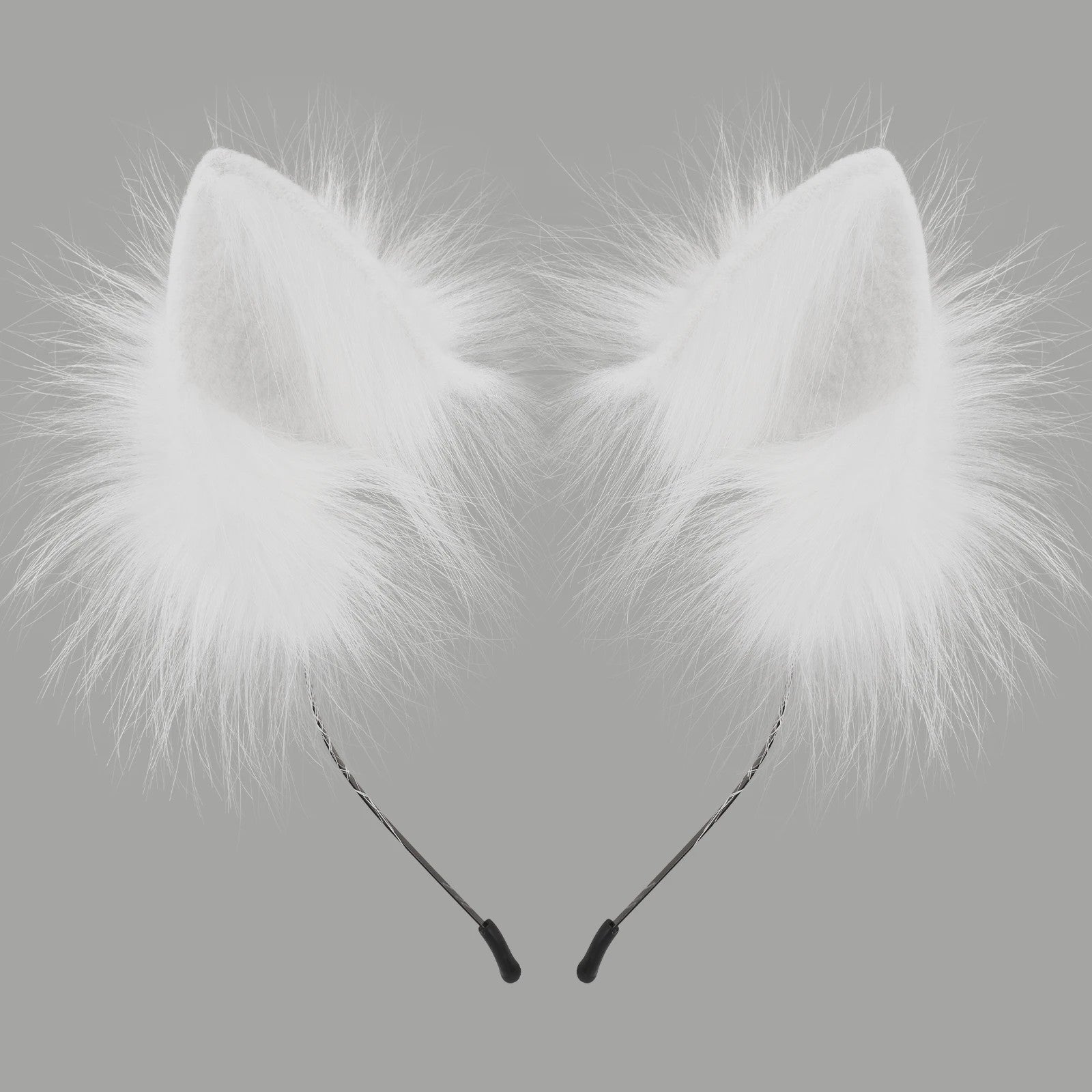 Handgemaakte Pluizige Dierenoren Hoofdband - Kat & Vos Oortjes voor Cosplay & Feest