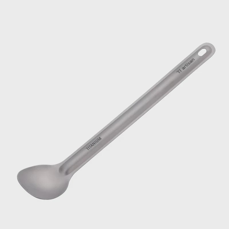 Tiartisan Titanium Spork: Ultralichte Lange Lepel & Vork voor Outdoor Avonturen