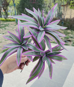 Kunstplant 36cm met 3 Bamboe-achtige Takken - Tropische Decoratie