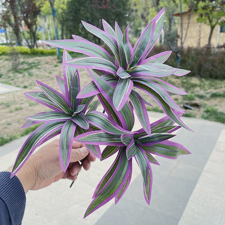 Kunstplant 36cm met 3 Bamboe-achtige Takken - Tropische Decoratie