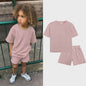 Zomer Set Kinderen: T-shirt met Korte Broek - Jongens & Meisjes Sportkleding Outfit