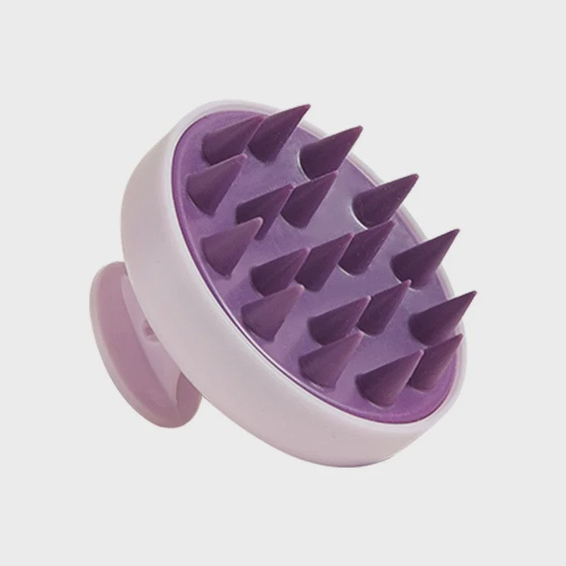 Zachte Siliconen Hoofdhuid Massager Borstel - Voor Grondige Reiniging en Ontspanning