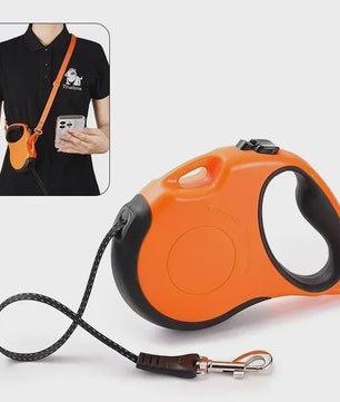 Truelove Intrekbare Hondentuig 5 Meter - Tangle Free, Eénhandige Rem & Vergrendeling