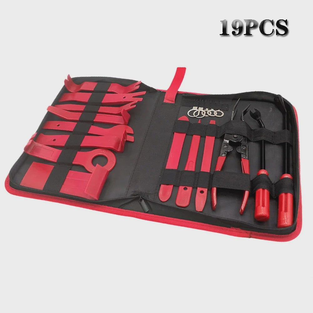 38-delige Auto Interieur Demontage Kit: Kunststof Trim Verwijderaar & Clips Trekker Set