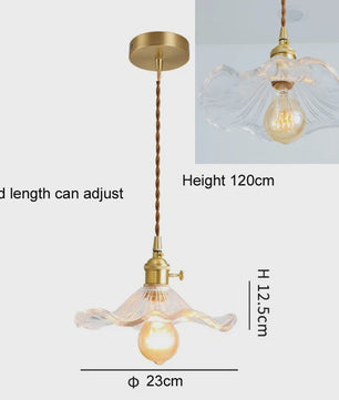 Moderne Glazen Hanglamp - Sfeervolle Verlichting voor Keuken, Eetkamer & Slaapkamer