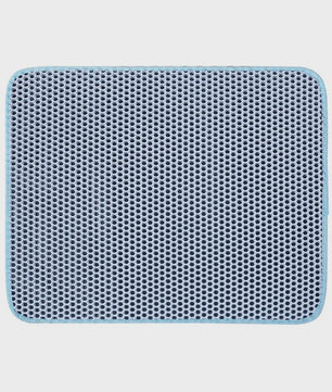 Dubbellaags Kattenbakmat - Waterdicht & Anti-slip - Grote Maat - Houdt Kattenbakvulling Tegen