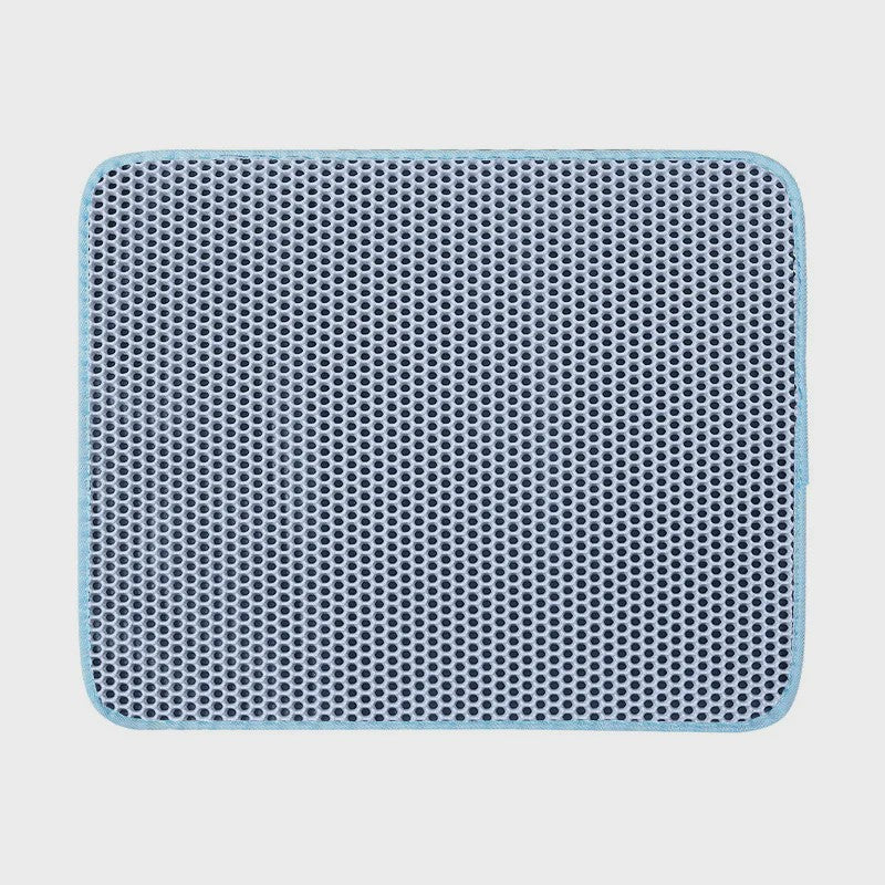 Dubbellaags Kattenbakmat - Waterdicht & Anti-slip - Grote Maat - Houdt Kattenbakvulling Tegen
