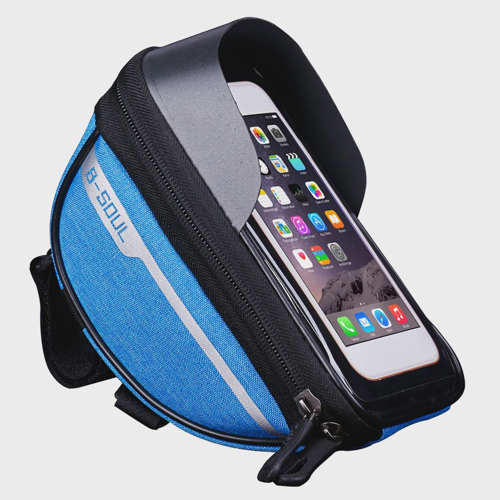 Bicycle Bag Waterproof Touch Screen Cycling Bag Bicycle Front Cell Phone Holder Bag 4.7-6.8 inch Phone Case Bike Accessories