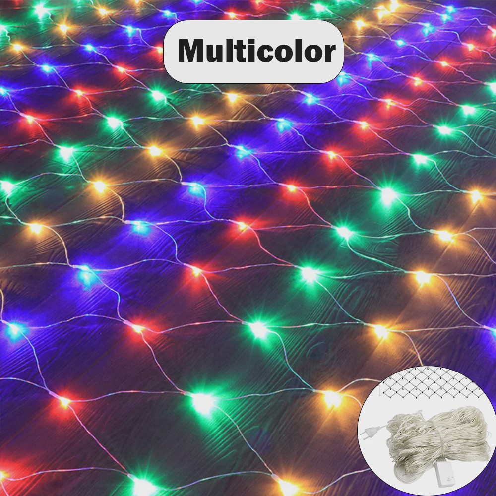 LED Net Verlichting 1.5x1.5M tot 8x10M - Sfeervolle Tuin & Feestdecoratie