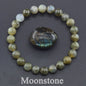 Natuurlijke Blauwe Apatite Kralen Armband - Reiki Energie & Gezondheid