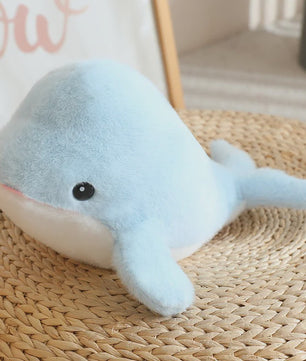 Kawaii Pluche Dieren Knuffels: Walvis, Dolfijn, Haai & Zeehond - 28cm