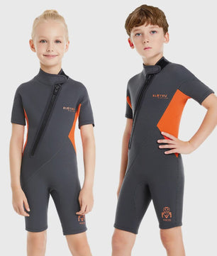2mm Kinder Wetsuit Shorty voor Jongens & Meisjes - Neopreen Zwempak voor Strand & Watersport