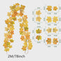 200cm Herfst Esdoornblad Slinger met Kunstbladeren - Decoratie voor Huis, Tuin, Halloween