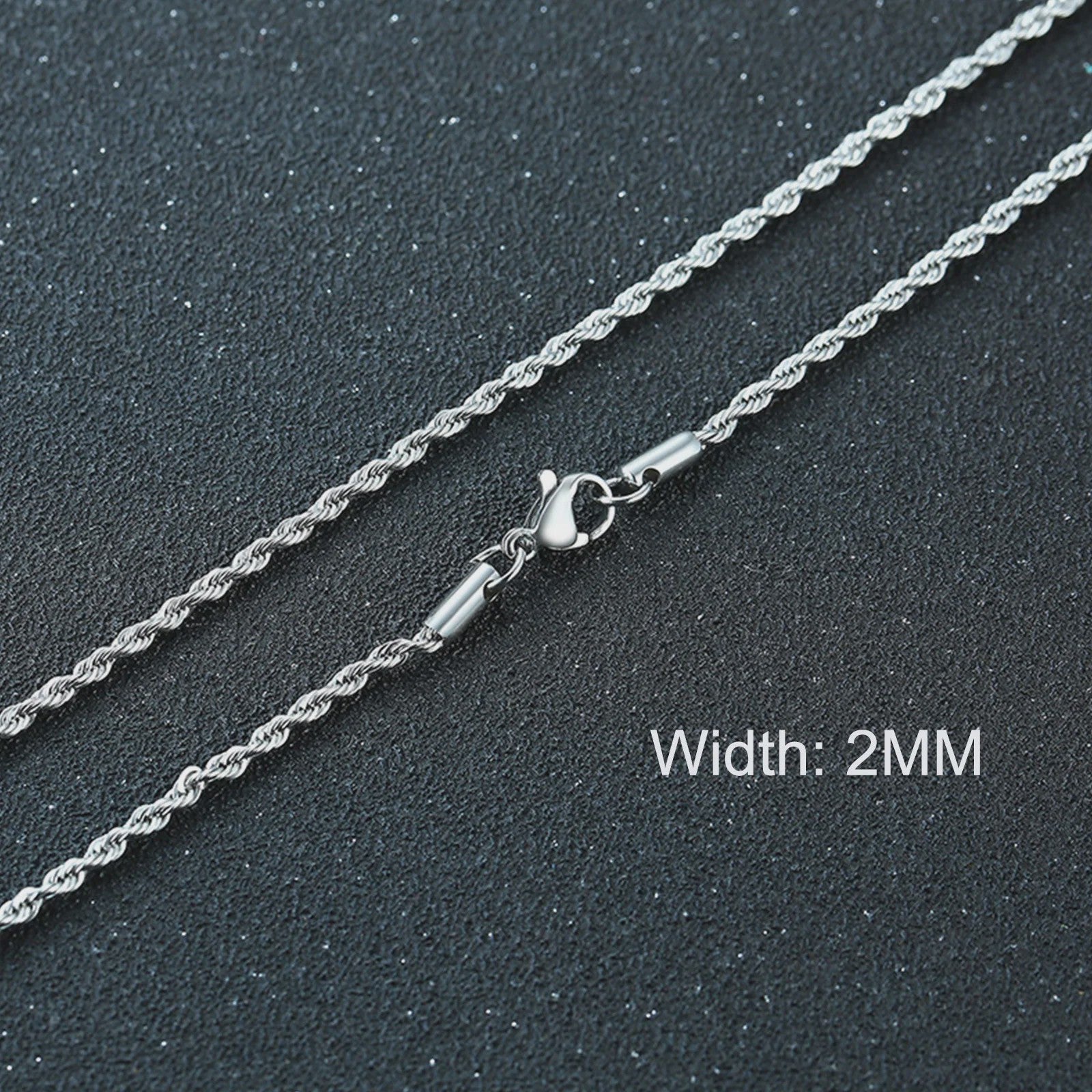 Klassieke Cuban Chain Ketting Heren Dames - Roestvrij Staal (3-11mm)