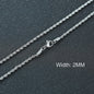 Klassieke Cuban Chain Ketting Heren Dames - Roestvrij Staal (3-11mm)